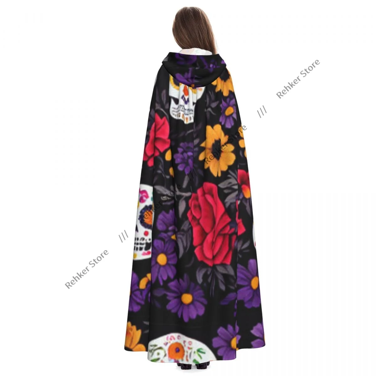 Дневной мертвой плащ с капюшоном для косплея