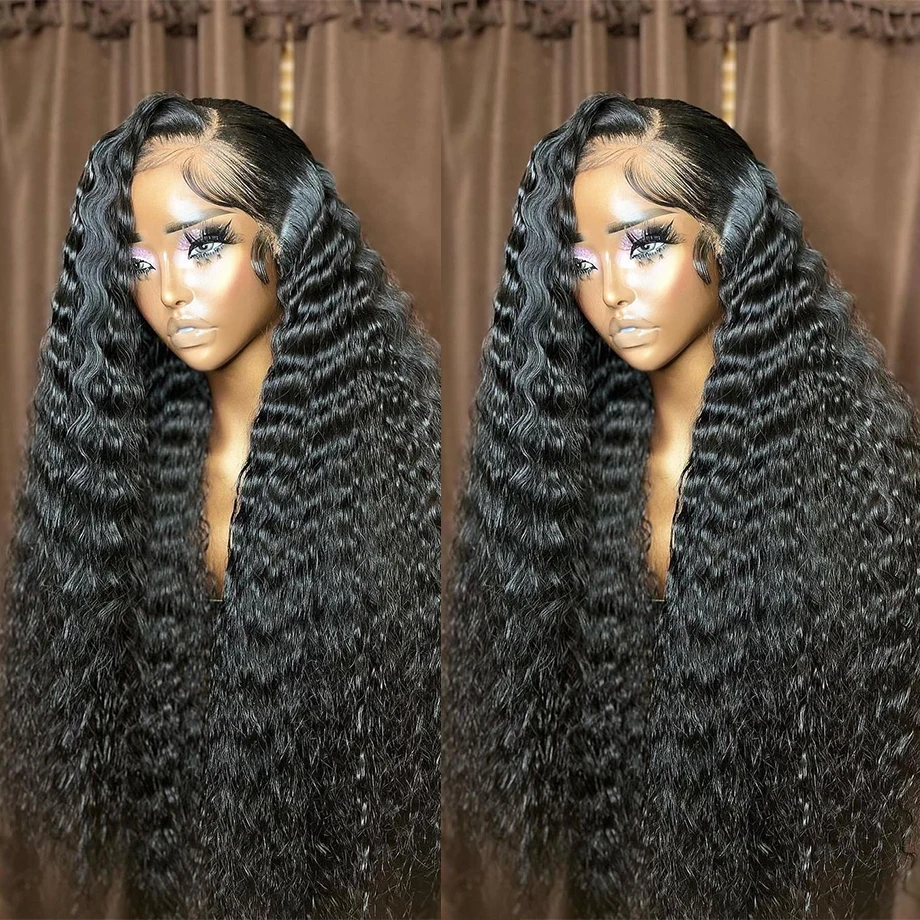 

Парик женский из натуральных волос, без клея, Full Hd