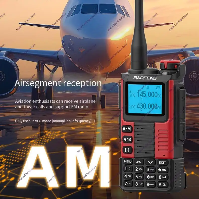 Фото K67 PRO Baofeng Air Band Walkie Talkie 65-600 МГц 640Ch Scrambler Dual Watch Freq Sweep Amateur FM VOX K67 PRO GMRS Двустороннее радио №4