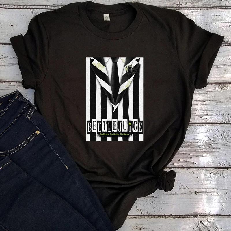 

Новые рубашки, новинка 2022, женские футболки с рисунком из фильма «ужасы» на Хэллоуин, модные топы в стиле Харадзюку, Винтажная футболка с рис...