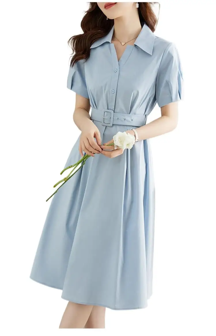 

2023 Women's Clothing Shirt Temperament Dress 0817