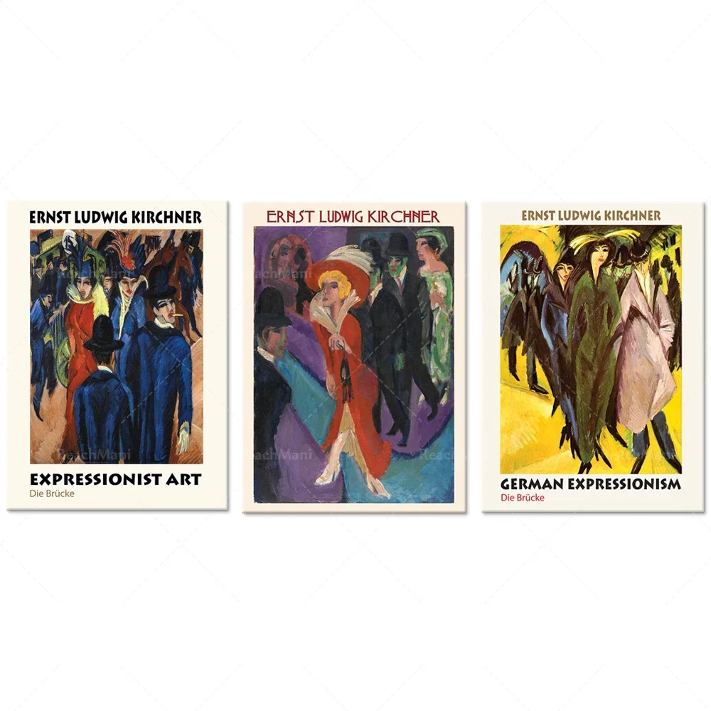 Художник экспрессионизма Ernst Людвиг Кирхнер Ретро итальянский музей выставочный