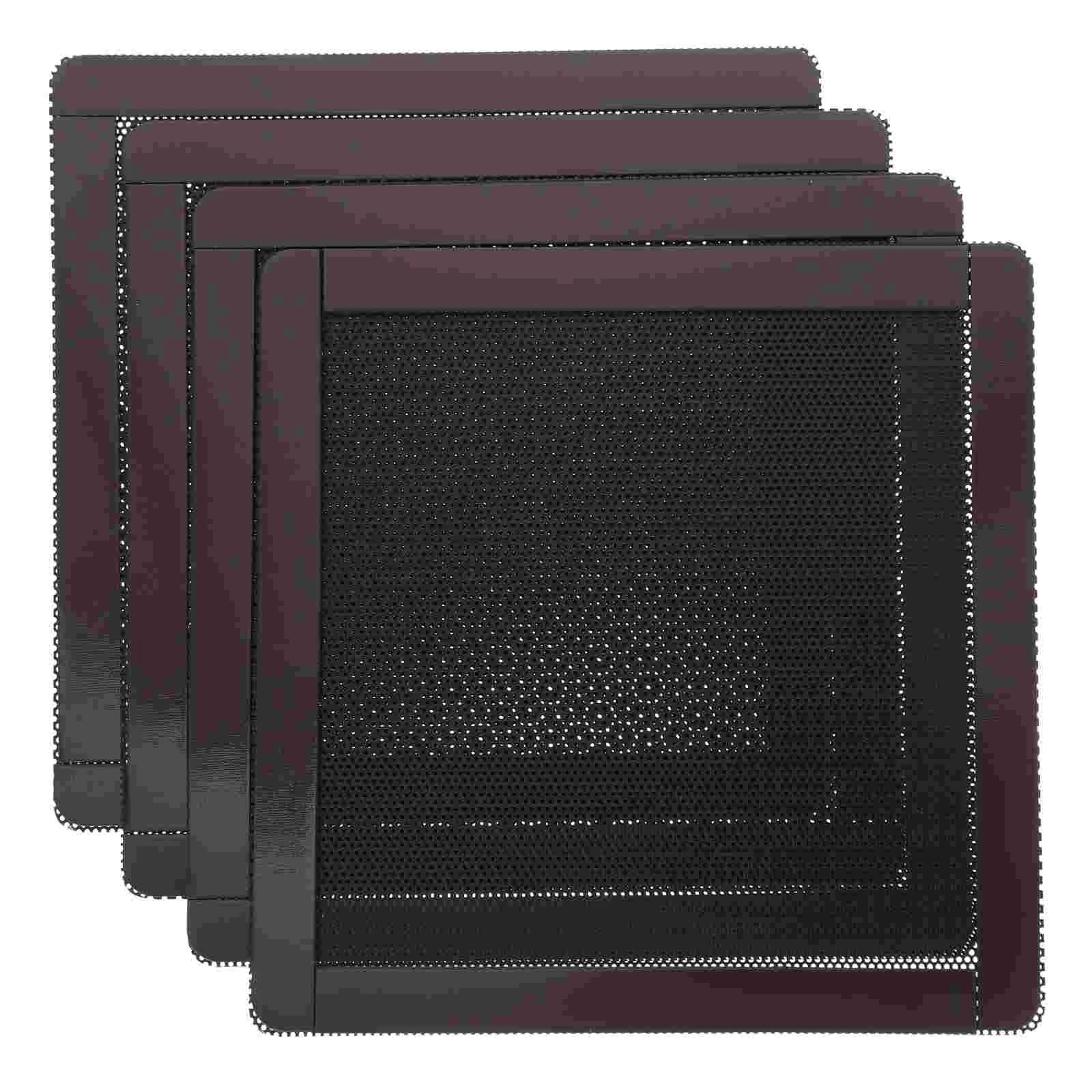 

4pcs Practical Replacement Fan Filter Computer Fan Filter Computer Case Cover Pc Filter Fan Case