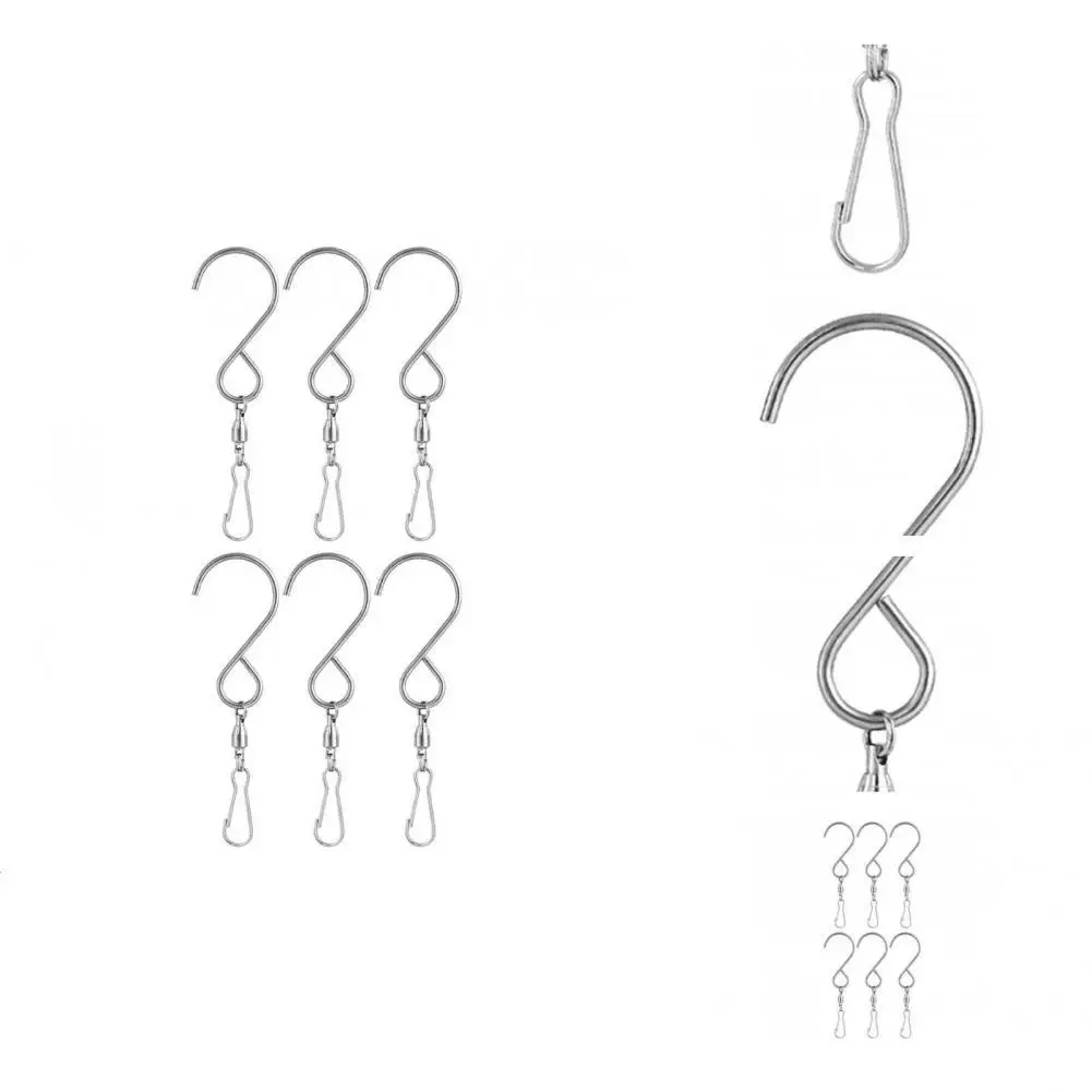

Hook 360 Degree Rotating Practical Shatterproof Heavy Duty S-Shaped Hanging Hook