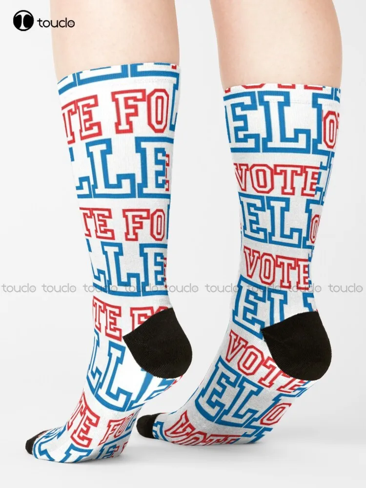 Legally Blonde - Vote For Elle! Socks Blue Socks Cartoon Comfortable Best Girls Sports 360° Digital Print Custom Gift Streetwear