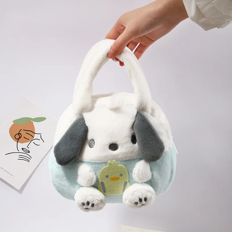 

Kawaii Sanrio ручная сумка аксессуары милые аниме мягкая портативная мини Лолита плюшевая сумка для хранения подарок для девочек