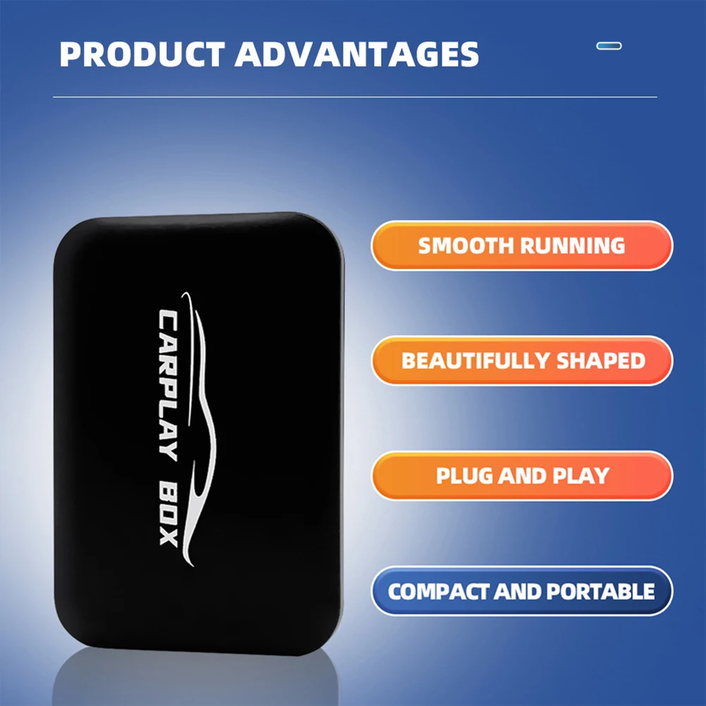 

Car Play Adapter Wifi Bluetooth Auto Connect Carplay Ai Box Single Core CPU Carplay Dongle Activator for Car Upgrade Auto Parts