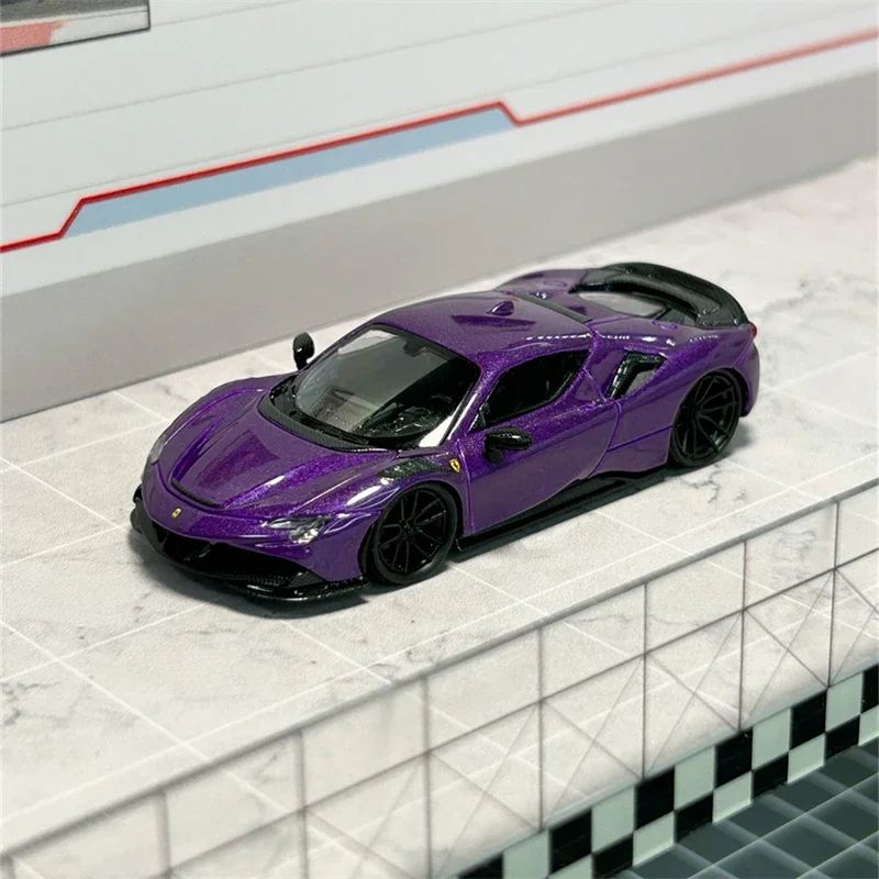 

PreSale FINE MODEL 1:64 novitec SF90 Die-Cast Car Model Collection Miniature