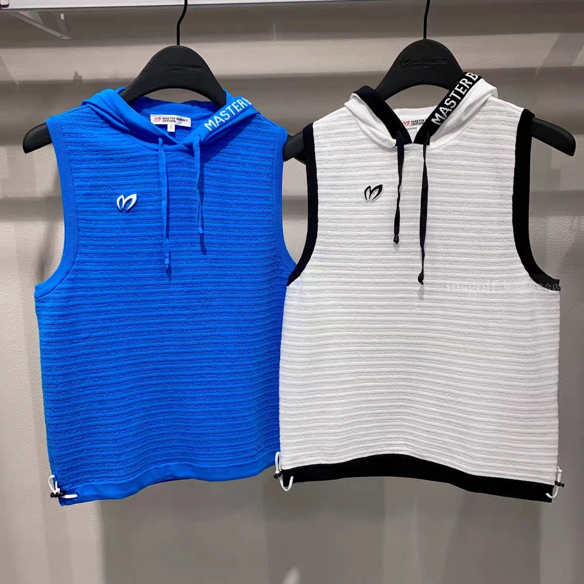 

Golf Korean Summer Vest Women's Thin Knit Breathable Stretch Hooded Sleeveless Top Athleisure Women's Wear