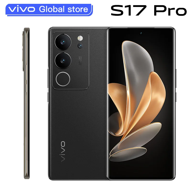Original VIVO S17 Pro 5G Mobile Phone 6.78 Inch AMOLED Dimensity 8200 Octa Core 80W SuperFlash Charge 50M Triple Camera NFC