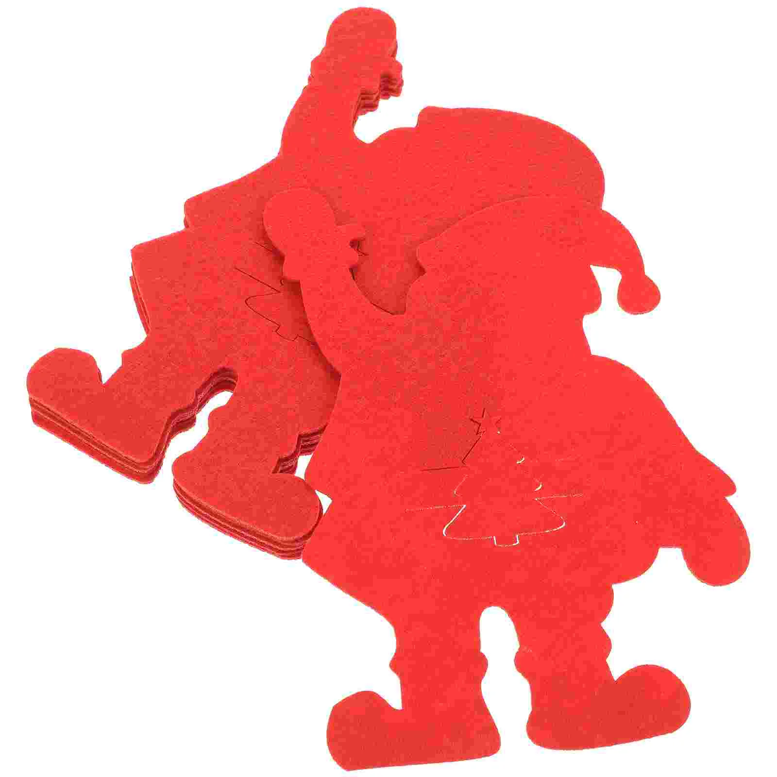 

Cutlery Tableware Christmasbag Cover Claus Santafork Silverware Holderknife Storagepocket Shaped Felt Utensil Forks Dinnerware