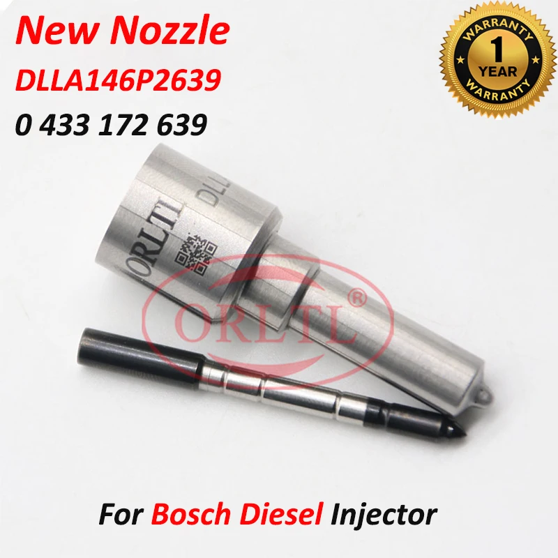 

Common Rail Injector DLLA146P2639 0433172639 Diesel Sprayer DLLA 146P 2639 0 433 172 639 For Bosch Injector