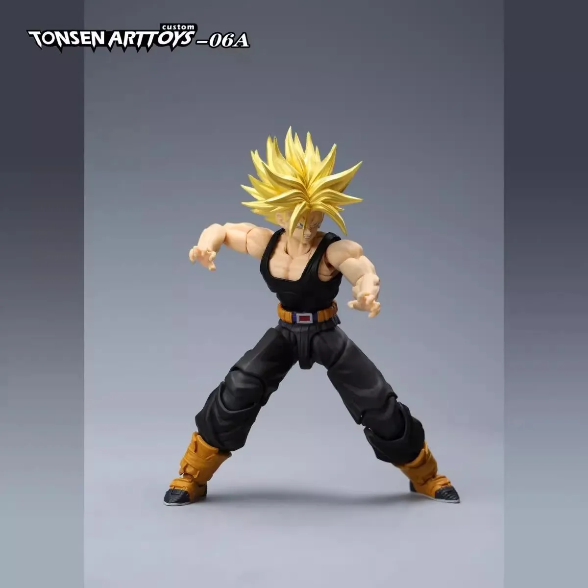 Аниме Dragon Ball Рисунок Tonsenarttoys Стволы Длинные волосы Battle Damage Edition Super Saiyan Trunks S.H.F