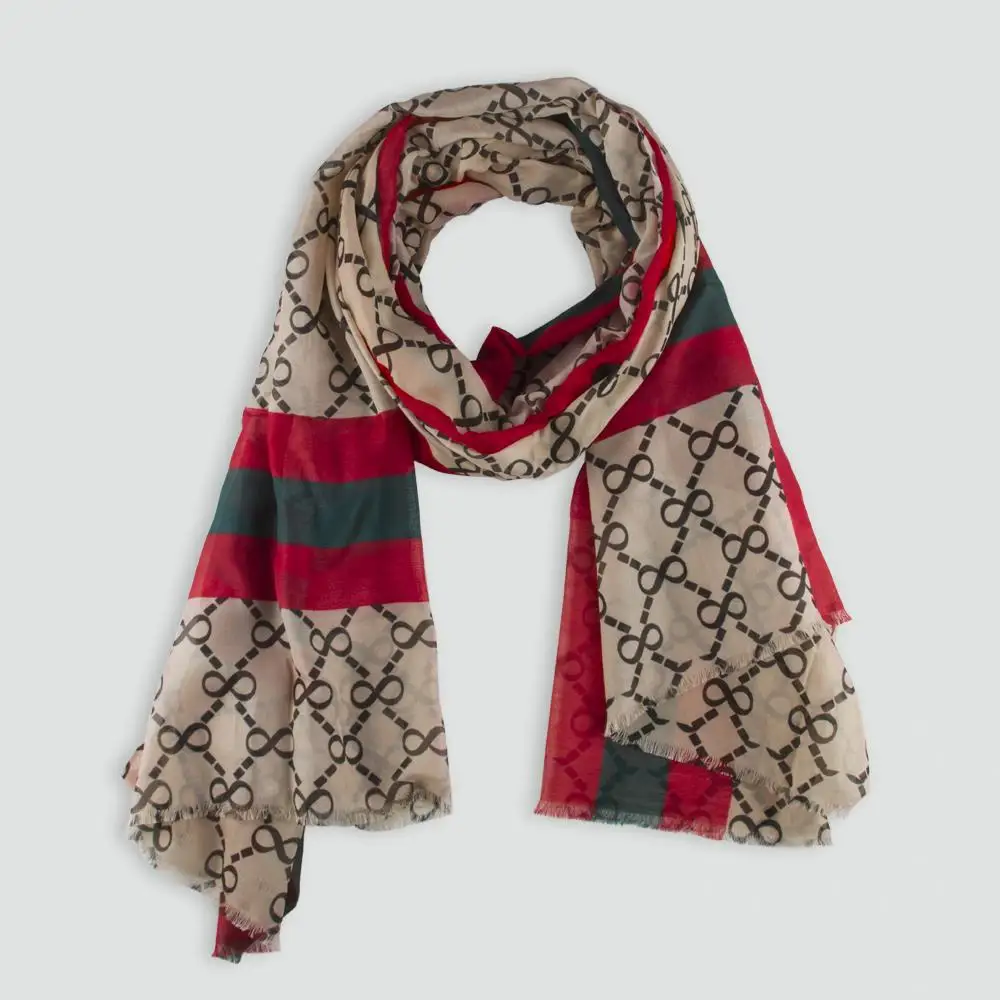 

Patterned scarf shawl