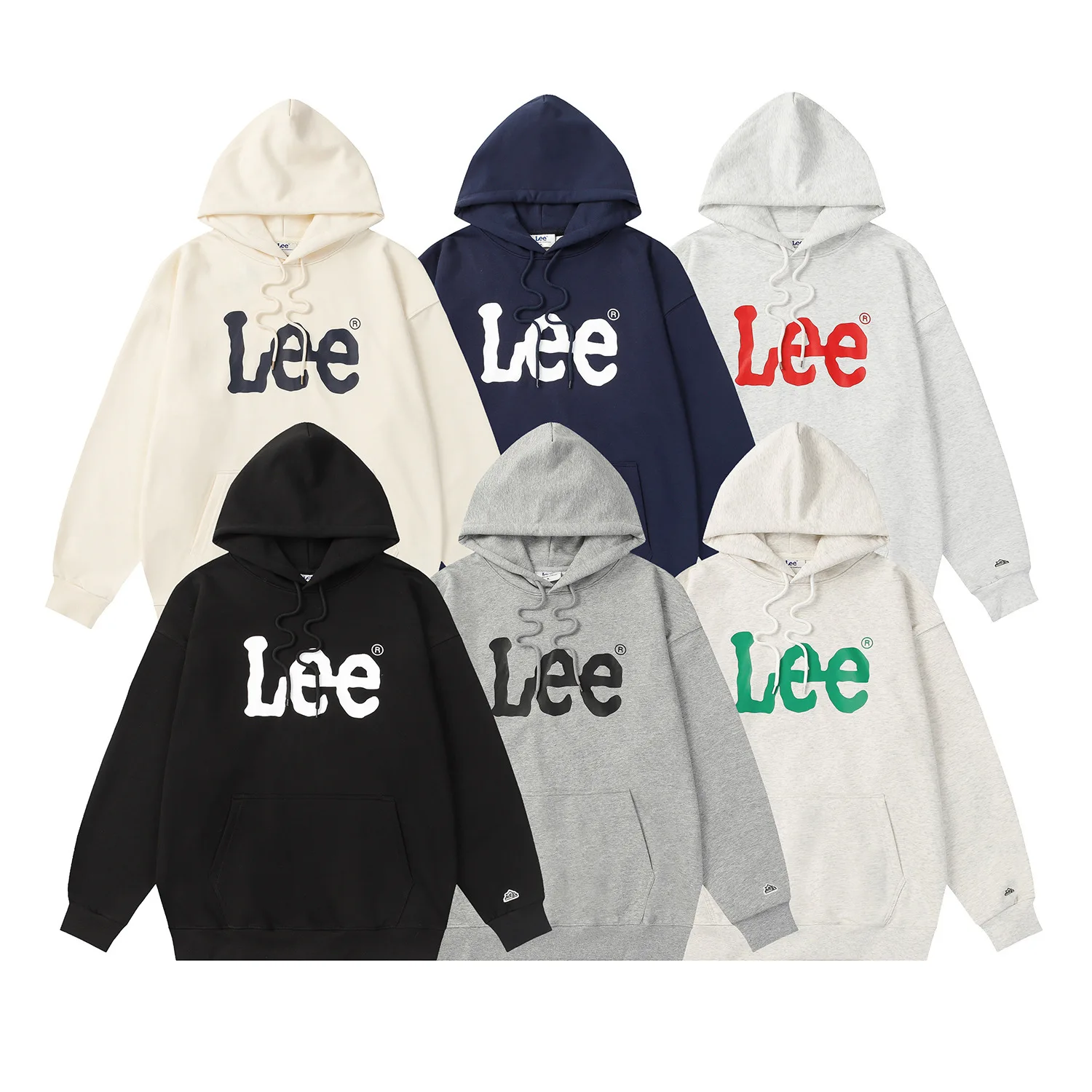 

2023 hooded sweatshirt printed versatile long-sleeved casual hooded tops for men and women trendy
