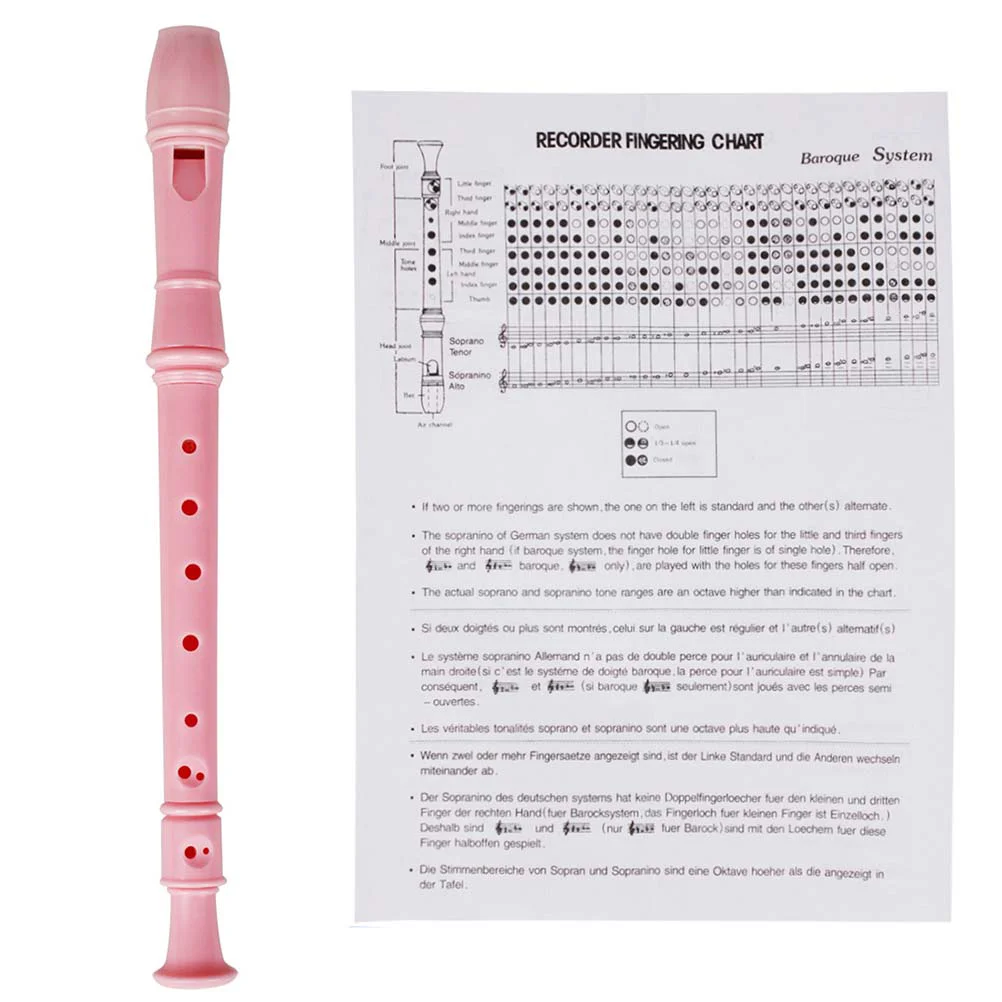 

1 PC Lightweight Safe ABS Durable Children Flute Practice Beginner Wind Instruments