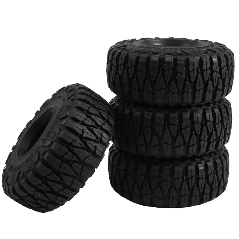 

4 шт. 115 мм 1,9 резиновые шины, колесные шины для 1/10 RC Crawler Car Axial SCX10 90046 AXI03007 Traxxas TRX4 D90 TF2 CC01