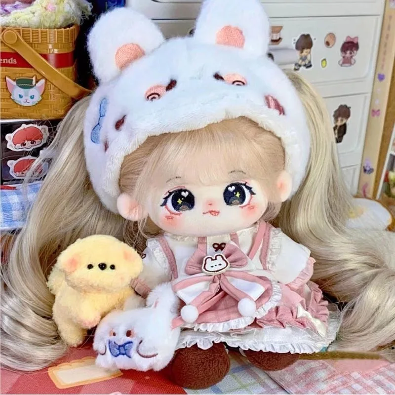 

Симпатичные куклы Xiao Rong в стиле интернет-знаменитостей, 20 см, восхитительная плюшевая набивная кукла для косплея, наряд, одежда, плюшевая подушка, подарок на Рождество