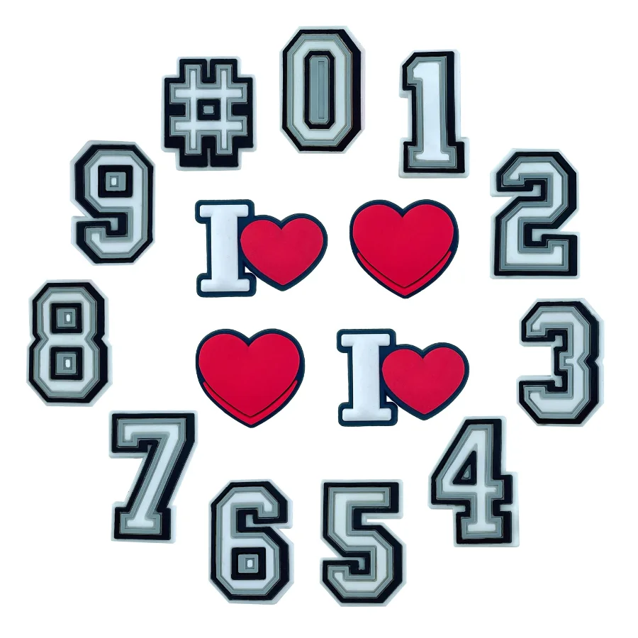 Набор из 78 подвесок для обуви с буквами и цифрами A-Z 0–9 # Подвески в виде крокодила