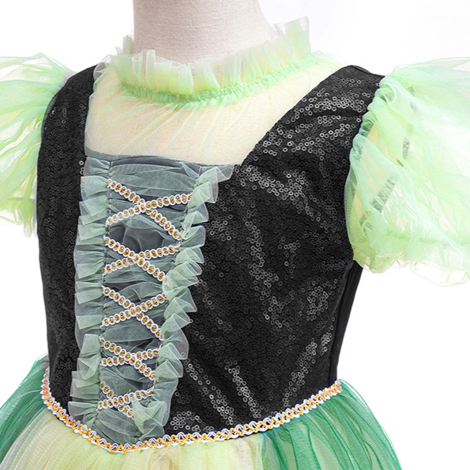 Костюм Принцессы Disney для девочек платье холодной Анны женское на день рождения