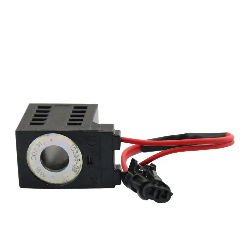 Запчасти для экскаватора 24 В, катушка соленоидного клапана 10255-38 для гидравлического главного насоса 14 В постоянного тока (16 Вт), катушки для ZY65