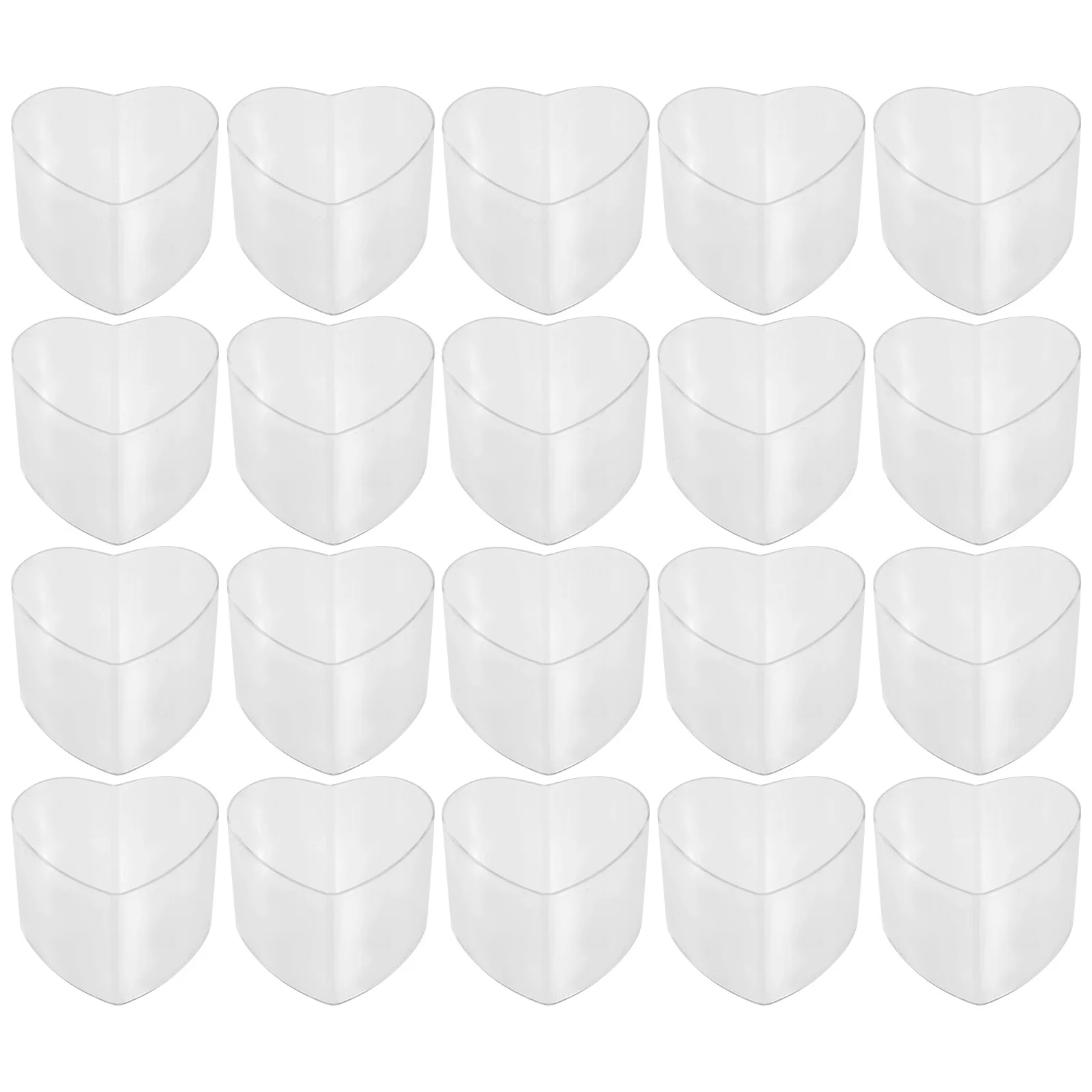 

Cups Dessert Parfait Cup Ice Mini Cream Appetizer Pudding Oz Clear Bowls Jelly Yogurt Cake Heart Storage Mold Mousse Trifle