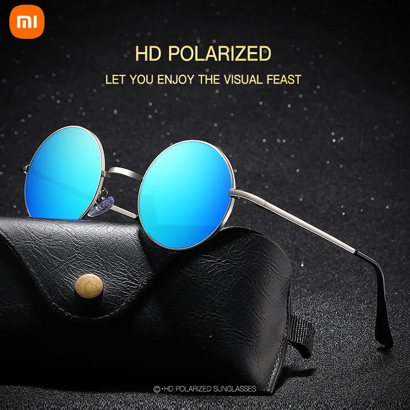 

Xiaomi Mijia Polarized Round Sunglasses for Men Hot Black Goggle Male Ultralight Retro Vintage Sun Glasses Women UV400 Eyewear