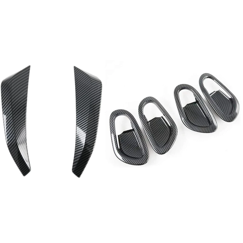 

Door Handle Bowl Frame Cover Trim With Center Console Instrument Panel Cover Trim,For Nissan Navara NP300 2016-2021