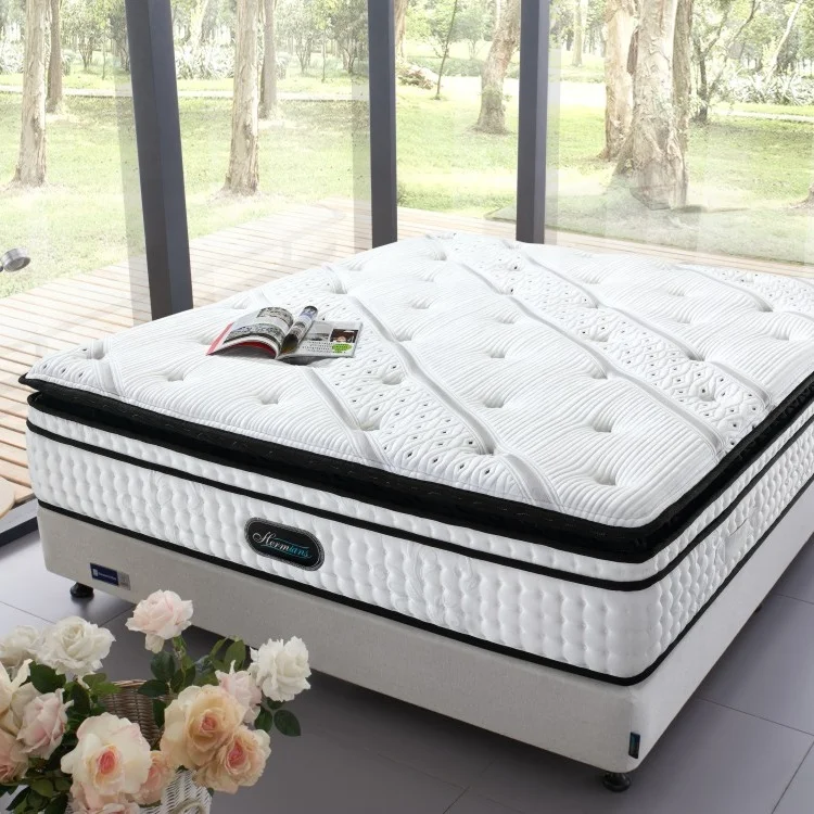 

Sweet dream natural latex memory foam pocket king size spring bed mattress