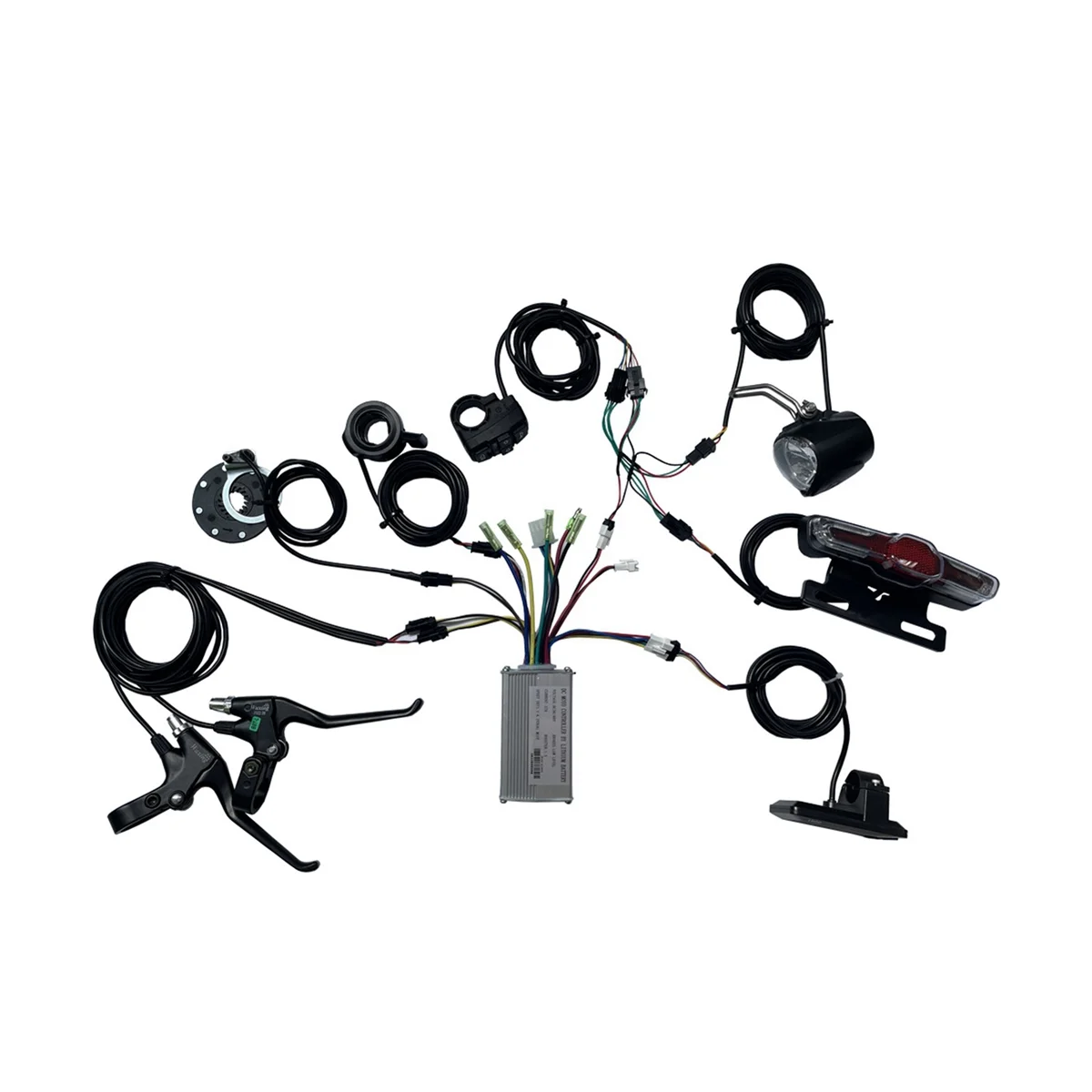 

36V 48V 250W 350W E-Bike 17A Sine Wave Brushless Controller with KT S810 Display E-Bike Light Kit