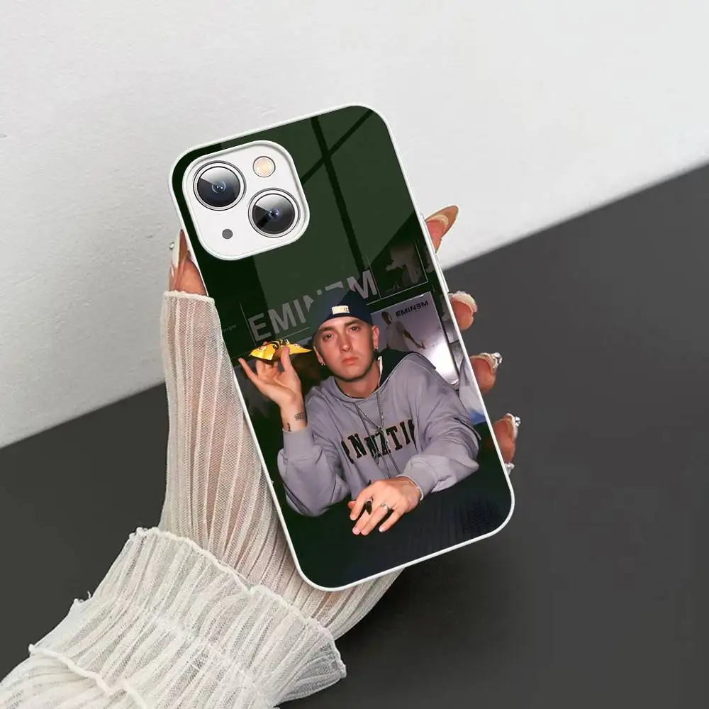 Фото Защитное стекло Super Rapper Eminems для iPhone 14, 13, 12, 11 Pro, Mini, XS MAX, 14 Plus, X, XS, XR №3