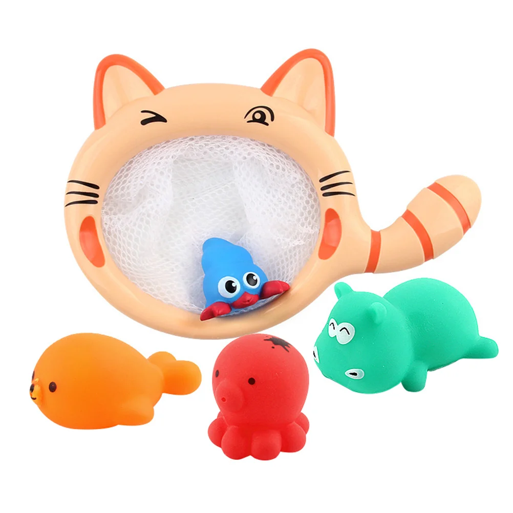 

1 Set Cartoon Fishing Water Playing Plaything Funny Child Cat Fishing Bath
