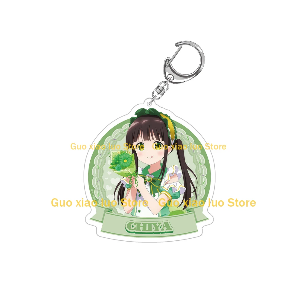 Фото При заказе Кролик? BLOOM Какао Чино Rize Chiya Syaro Maya Megu Chibi Аниме Акриловый брелок Сумка Подвеска Праздничный подарок Игрушка №5