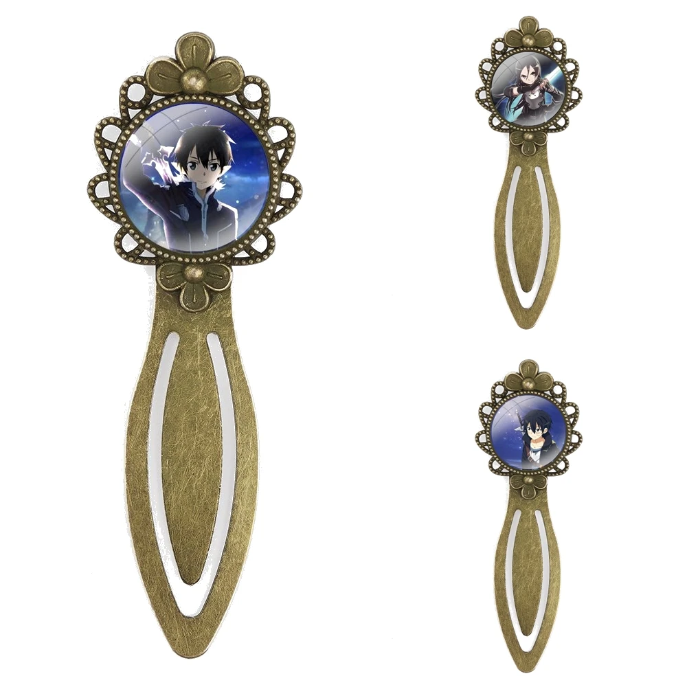 

Креативные металлические закладки, подарок для друзей, канцелярские принадлежности для школы и офиса, модный креативный подарок, забавный меч, искусство онлайн, Сан-Манга