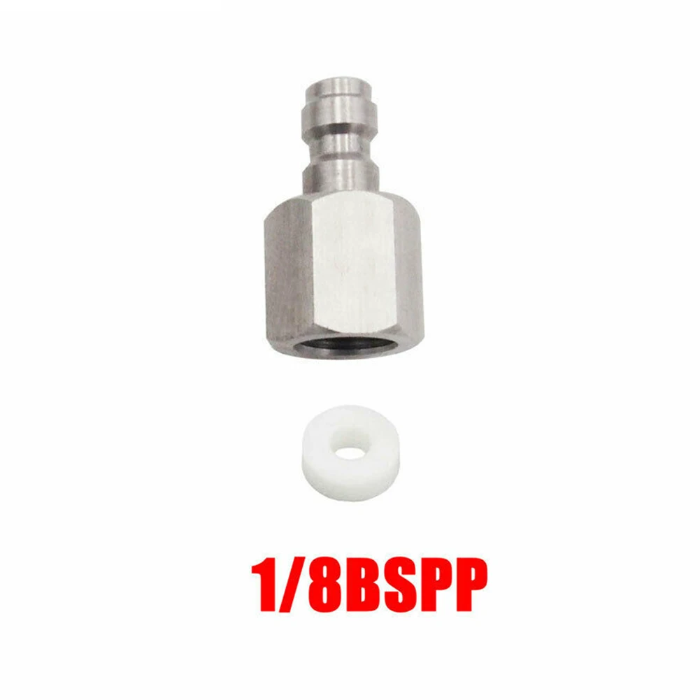 

Washer Filler Fitting Quick Disconnect Replace Stainless Steel Accessories Adaptor Charging Fill Nipple Brand New