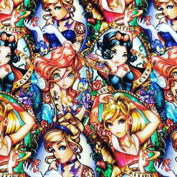 Disney Принцесса Аврора Bella 100% хлопчатобумажная ткань для шитья аксессуары ручной работы