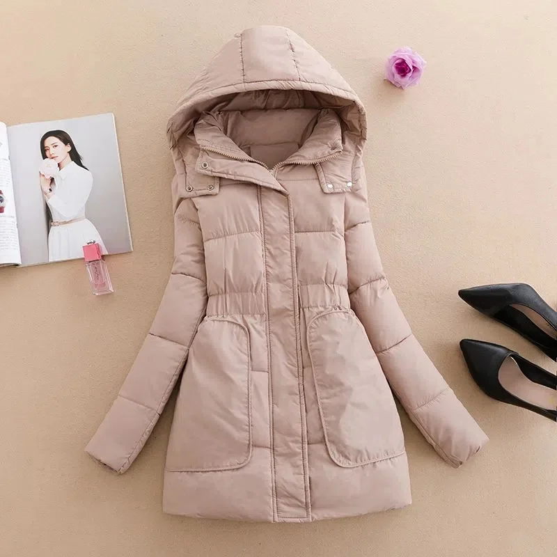 2022 New Winter Jacket Women Parka Overcoat Thick Down Cotton Padded Parkas Mujer Oversize Casual Hooded Coat Female Jackets
