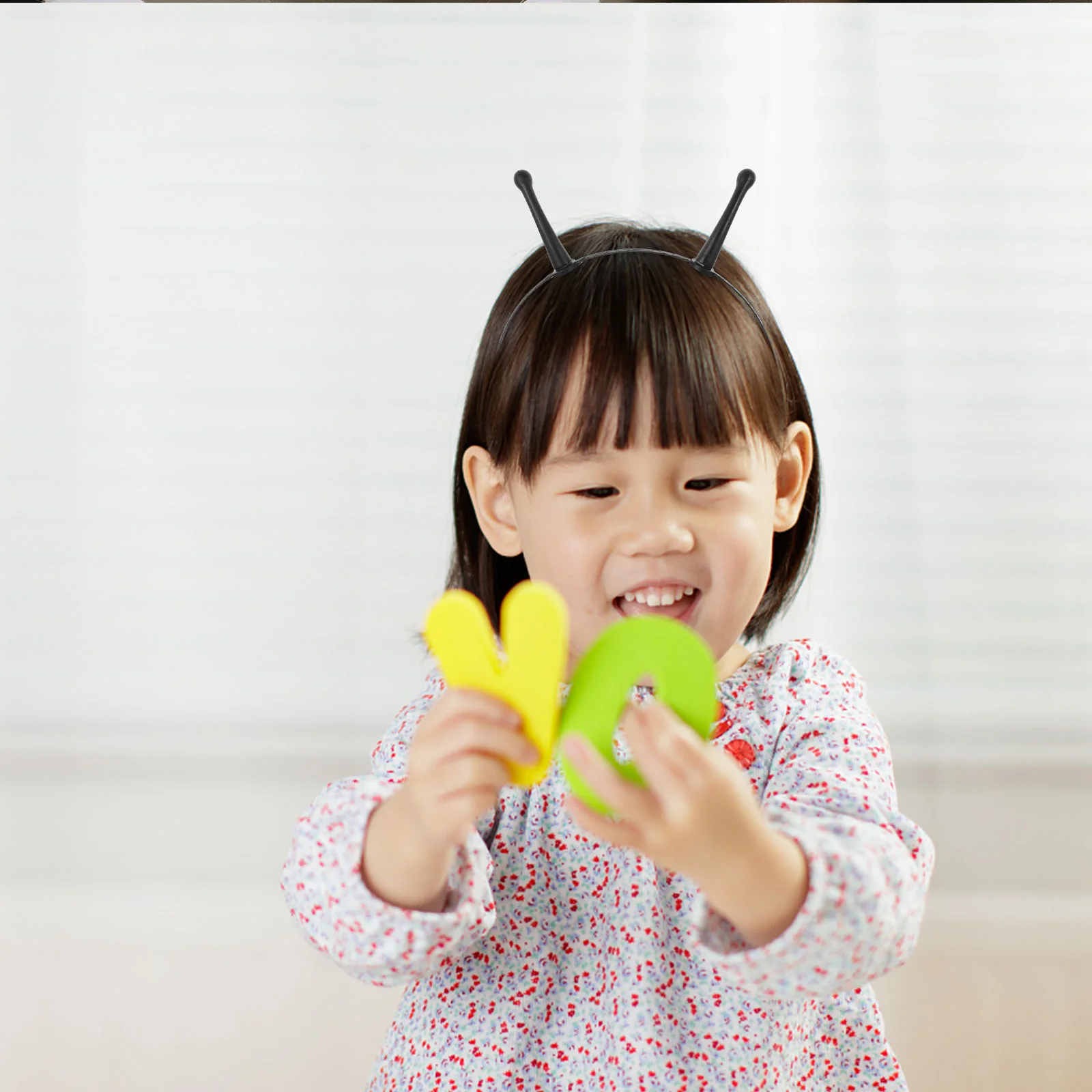 Halloween Alien Headband Birthday Decoration for Girl Funny Headbands Boppers Luminous Green Plastic Women Women's Outdoor