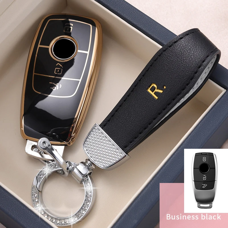 

ТПУ автомобильный брелок для дистанционного ключа, оболочка для Mercedes Benz A C E S G Class GLC CLE CLA GLB GLS W177 W205 W213 W222 X167 AMG