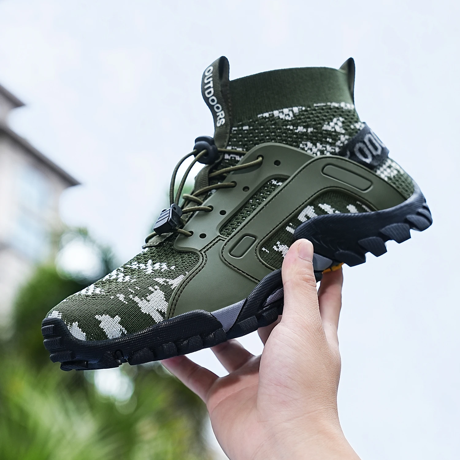 Мужская Походная Обувь Дышащая Треккинговая Из Микрофибры Для Кемпинга Охоты