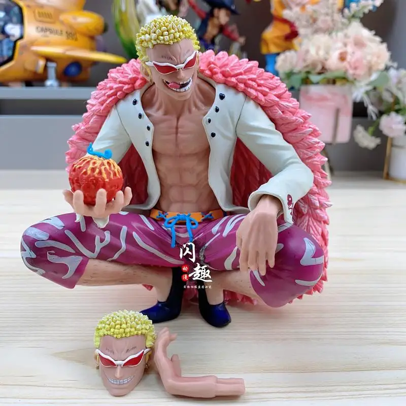 

Фигурка аниме «донкиксот дофламинго», цельная фигурка из аниме, 33 см, ПВХ Коллекционная модель, кукла, подарки, игрушка, украшение, 16 см