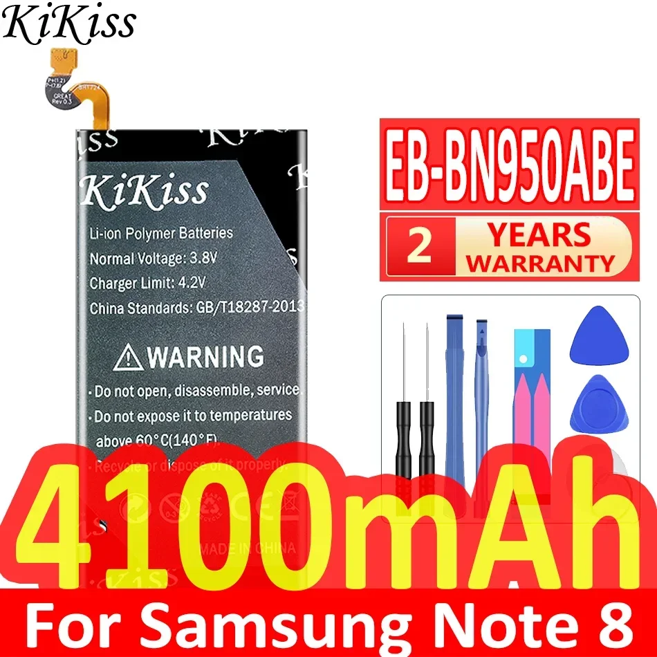 Аккумулятор KiKiss 4100 мАч EB-BN950ABE для Samsung Galaxy Note 8 N950 SM-N950F N950FD N950U/U1 N950W N950N N9500 N9508 N950D