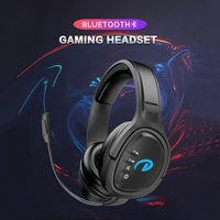 wireless headphones detachable wire bluetooth earphone with mic bass stereo gaming headset for ps4 ps5 xbox switch game computer