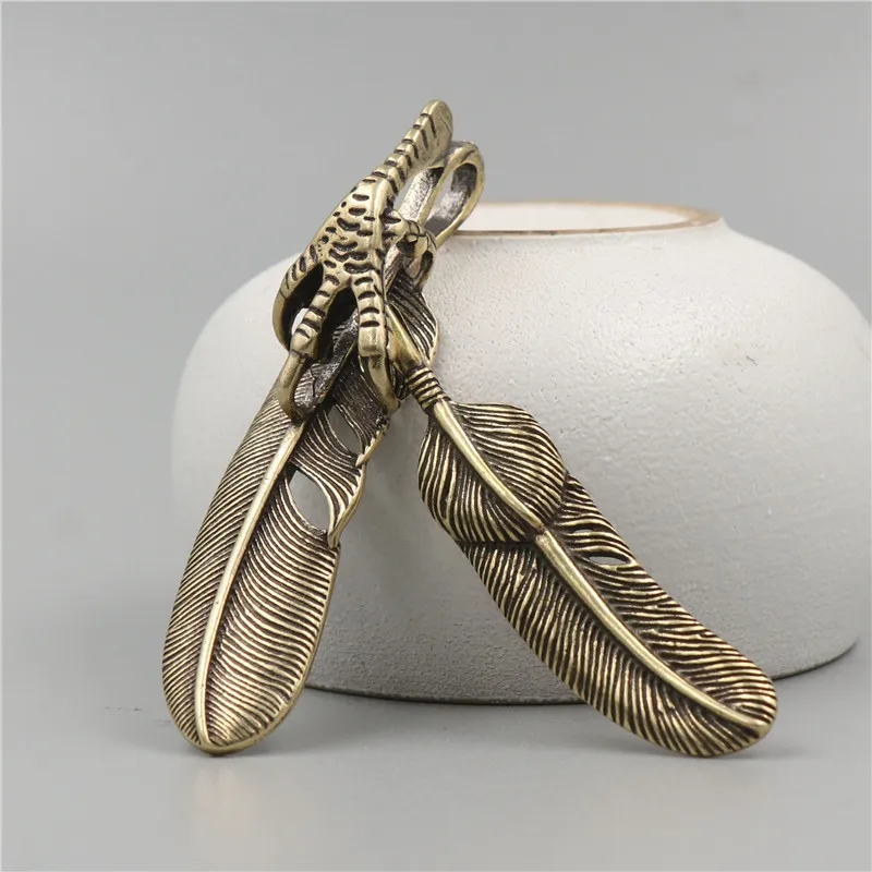 Брелок с перьями модный брелок подвеской в виде пера цепочки для ключей мужчин и