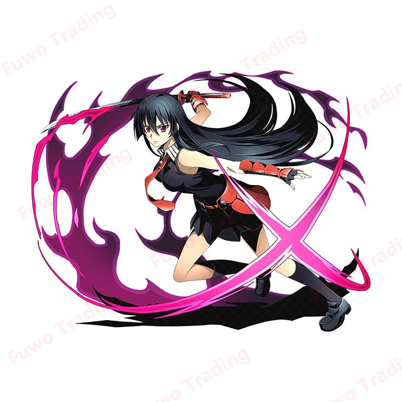

Мультфильм аниме Akame Ga Kill Akame автомобильная наклейка NIGHT RAID Ace Killer виниловая наклейка JDM оконный бампер мотоцикл водостойкий ПВХ