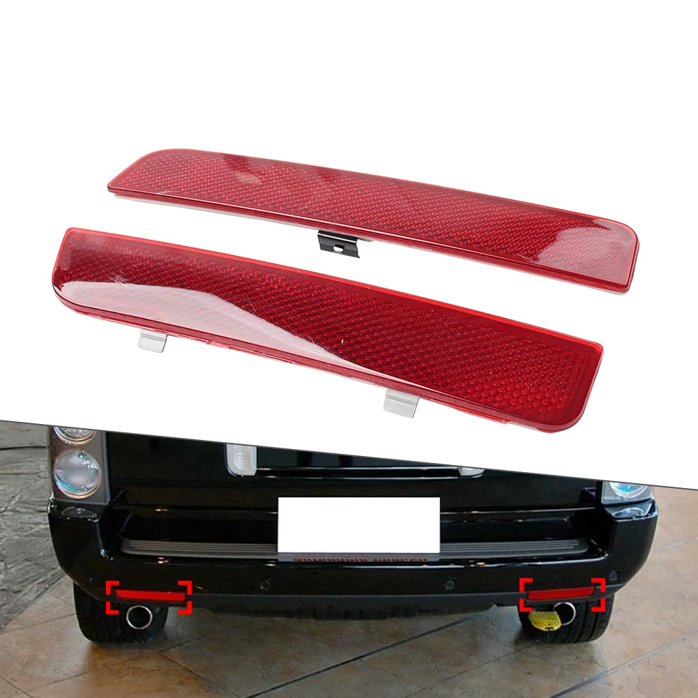 

2 шт. отражатель заднего бампера автомобиля LR006349 LR006348 для Land Rover Range Rover 2003-2012 для Freelander 2 LR2 2008-2015 ABS красный