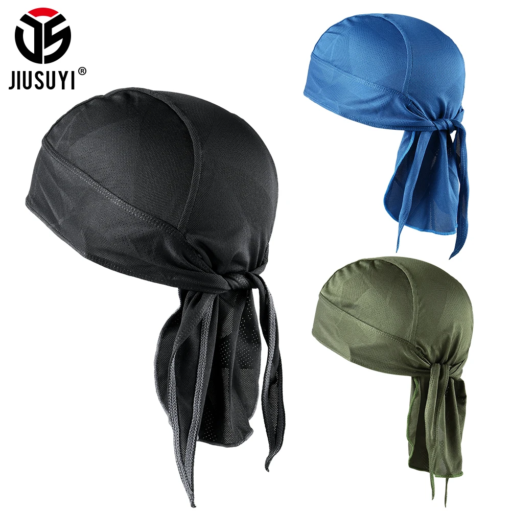 

Быстросохнущие велосипедные шапки для мужчин и женщин, головной шарф, подкладка для шлема для бега и верховой езды, дышащий головной платок,...