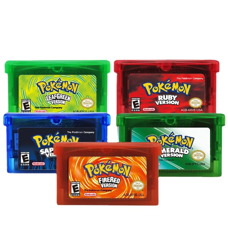 

USA Version Collection Video Game Cartridge Console Game Card GBA Pokemon Emerald FireRed LeafGreen Ruby Sapphire Kids Toy Gift