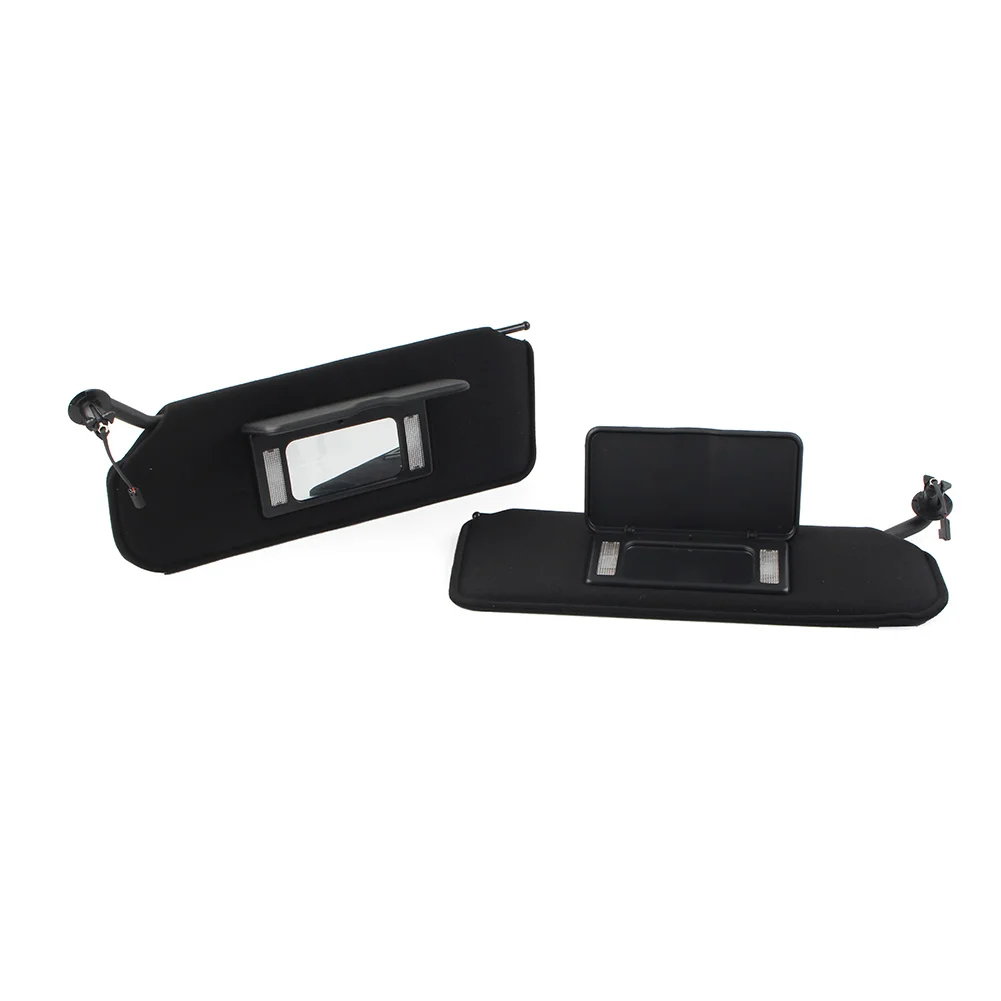 1 пара солнцезащитных козырьков с обновленной яркой светодиодной подсветкой и