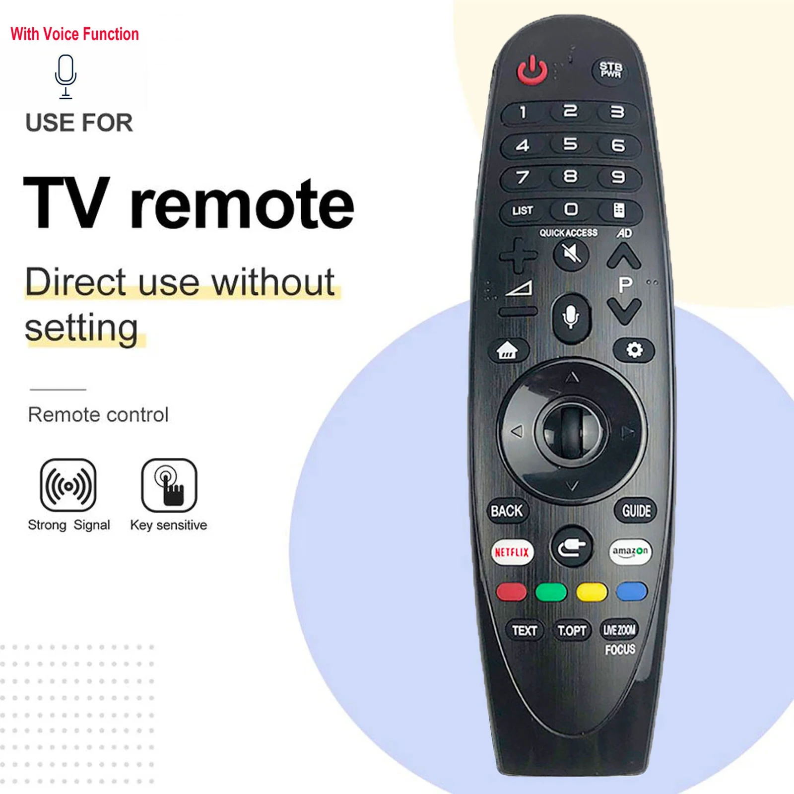 Фото AN-MR18BA Пульт дистанционного управления Magic Voice для телевизоров LG 4K OLED UHD: W8 E8 C8 B8 SK9500 SK9000 UK7700 UK6500 UM7300 UM7200 №3